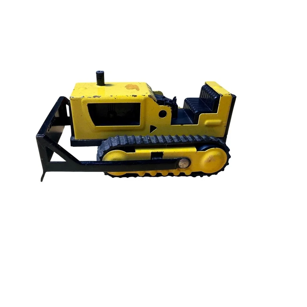 Tonka Bulldozer VTG 1970s‎ Pressed Steel Yellow Black Construction Nostalgic Toy